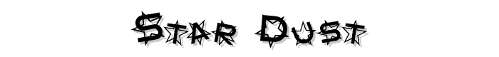Star Dust font
